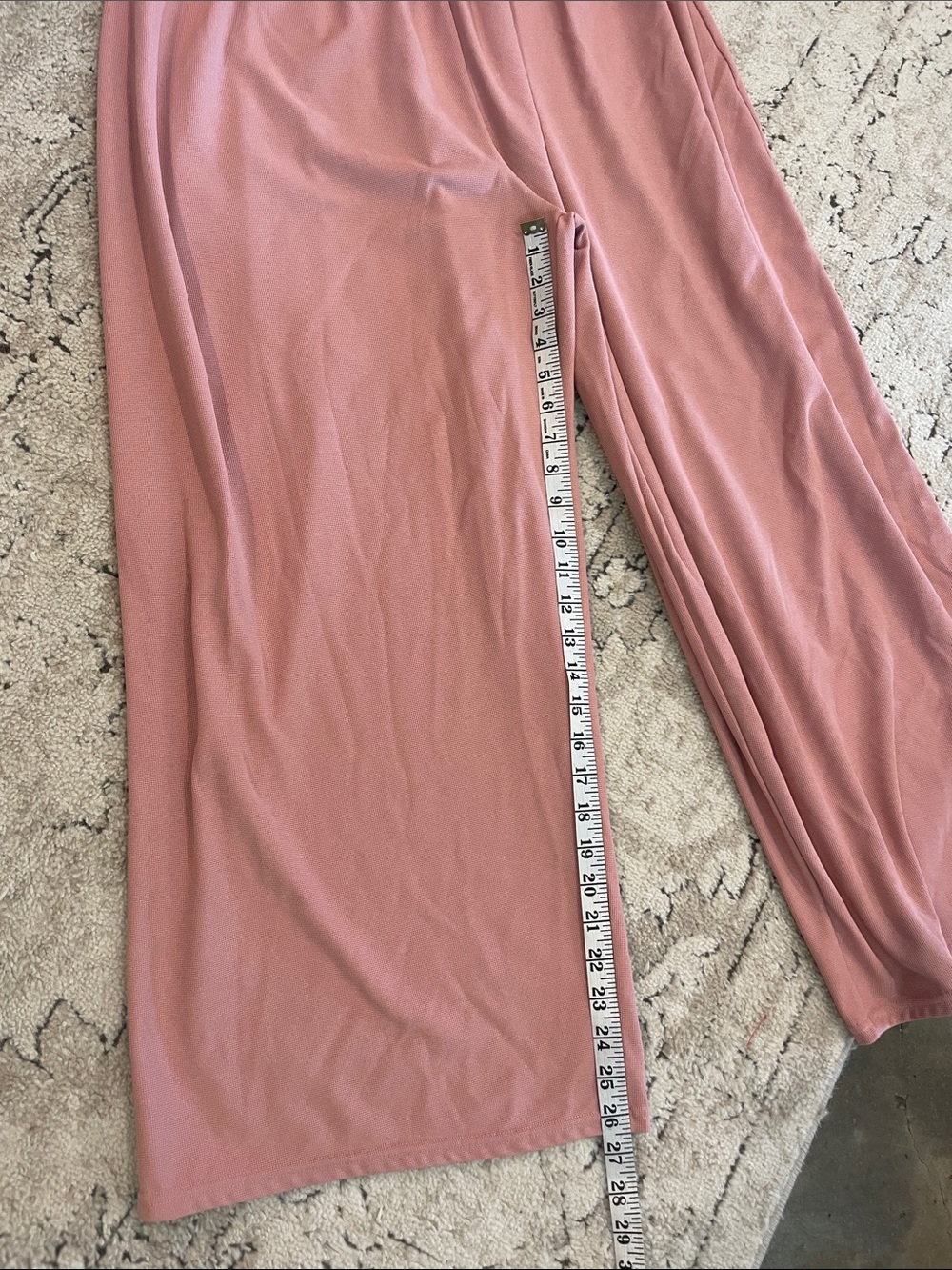 Women's Pink Wide-Leg Overalls Jumpsuit - Picture 7 of 14